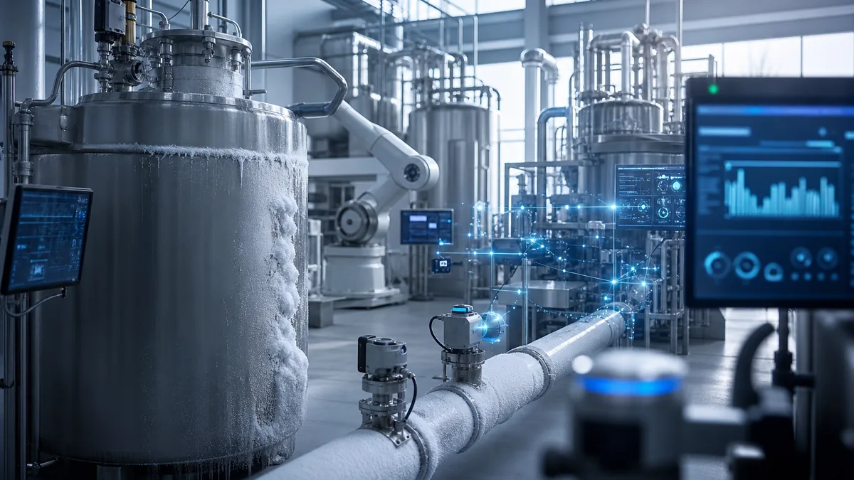Automatisation des processus cryogéniques en industrie